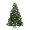 Tekojoulukuusi 300 LED-valoilla Vihreä 240 cm PE ja PVC