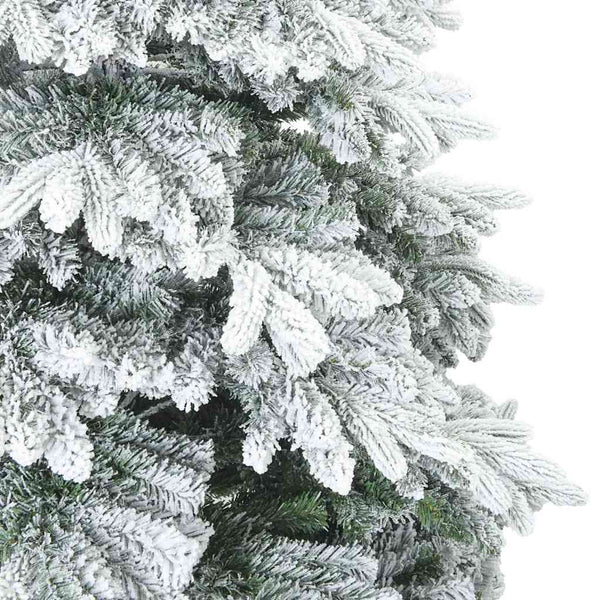 Tekojoulukuusi 150 LED-valoilla Valkoinen 120 cm PE ja PVC