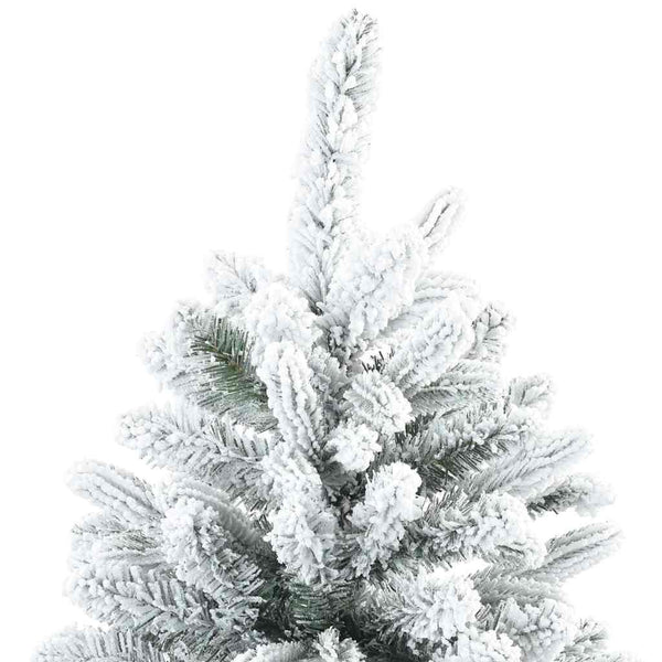 Tekojoulukuusi 150 LED-valoilla Valkoinen 120 cm PE ja PVC