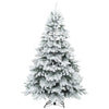 Tekojoulukuusi 300 LED-valoilla Valkoinen 240 cm PE ja PVC