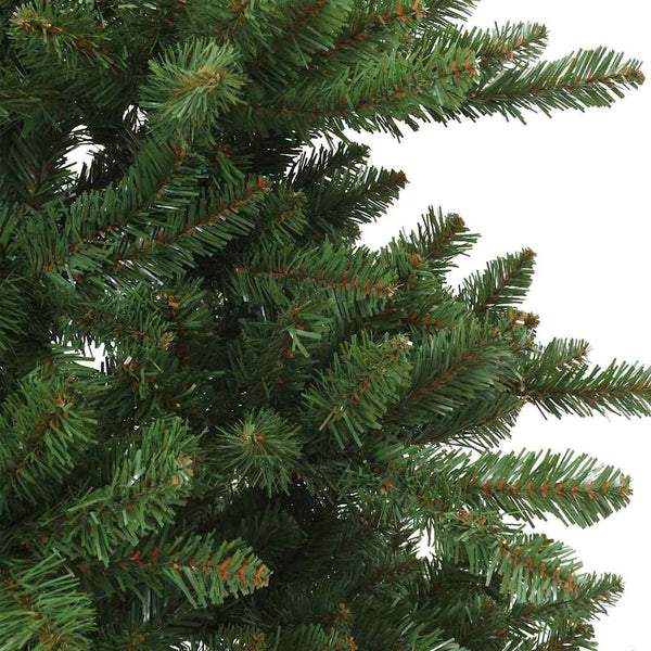 Salkomallinen tekoinen joulukuusi Vihreä 150 cm PVC ja teräs