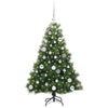 Tekojoulukuusi 150 LED-valoilla Vihreä 120 cm PE ja PVC