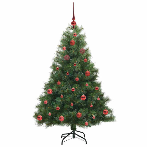 Tekojoulukuusi 150 LED-valoilla Vihreä 150 cm PE ja PVC