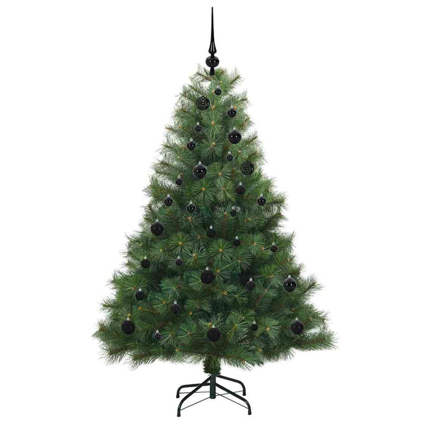 Tekojoulukuusi 150 LED-valoilla Vihreä 150 cm PE ja PVC