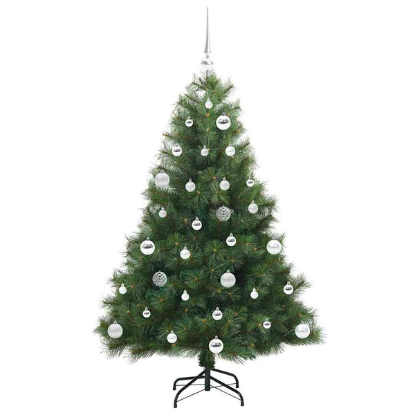 Tekojoulukuusi 150 LED-valoilla Vihreä 150 cm PE ja PVC