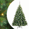 Tekojoulukuusi 300 LED-valoilla Vihreä 180 cm PE ja PVC