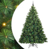 Tekojoulukuusi 300 LED-valoilla Vihreä 240 cm PE ja PVC