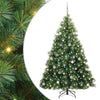 Tekojoulukuusi 300 LED-valoilla Vihreä 240 cm PE ja PVC