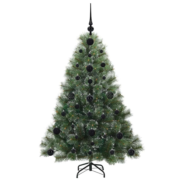 Tekojoulukuusi 150 LED-valoilla Vihreä 120 cm PE ja PVC