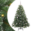 Tekojoulukuusi 150 LED-valoilla Vihreä 150 cm PE ja PVC