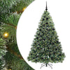 Tekojoulukuusi 300 LED-valoilla Vihreä 180 cm PE ja PVC