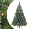 Tekojoulukuusi 300 LED-valoilla Vihreä 180 cm PE ja PVC