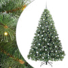 Tekojoulukuusi 300 LED-valoilla Vihreä 210 cm PE ja PVC