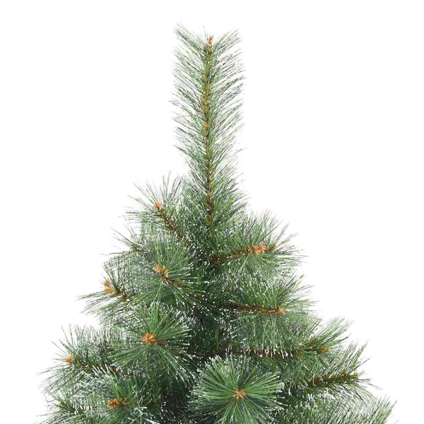 Tekojoulukuusi 300 LED-valoilla Vihreä 210 cm PE ja PVC