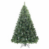 Tekojoulukuusi 300 LED-valoilla Vihreä 210 cm PE ja PVC