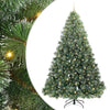 Tekojoulukuusi 300 LED-valoilla Vihreä 240 cm PE ja PVC