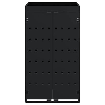 Tönkkäroskis / varasto kasviruukku katon kanssa yksinkertaiselle 240L säiliölle