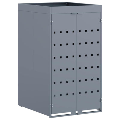 Tönkkäroskis / varasto kasviruukku katon kanssa yksinkertaiselle 240L säiliölle