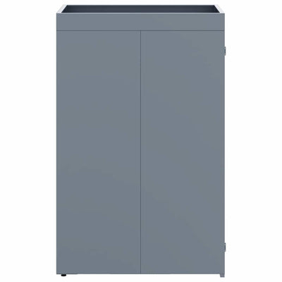 Tönkkäroskis / varasto kasviruukku katon kanssa yksinkertaiselle 240L säiliölle