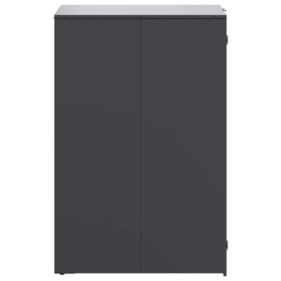 Pyörällinen jäteastian säilytys kaasun nostokannella 240L astialle