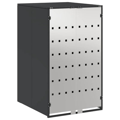 Pyörällinen jäteastian säilytys kaasun nostokannella 240L astialle