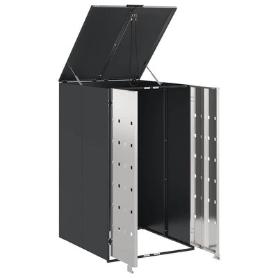 Pyörällinen jäteastian säilytys kaasun nostokannella 240L astialle