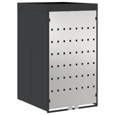 Pyörällinen jäteastian säilytys ruukkukatolla 240L astialle