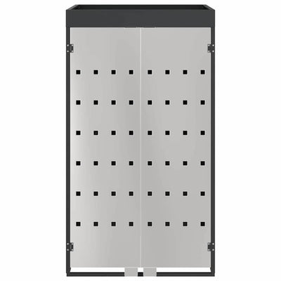 Pyörällinen jäteastian säilytys ruukkukatolla 240L astialle