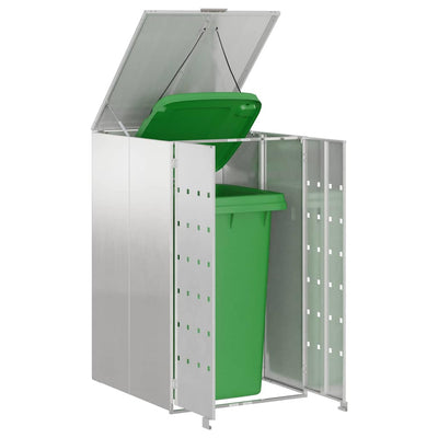 Pyörällinen jäteastian säilytys kaasun nostokannella 240L astialle