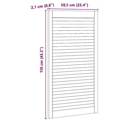 Luonnollinen kaapin ovi Catelina 140.5x2.1x49.5cm (mänty)