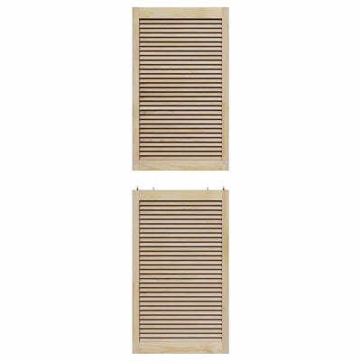 Luonnollinen kaapin ovi Iuseim 140.5x2.1x49.5cm (2 pcs mänty)