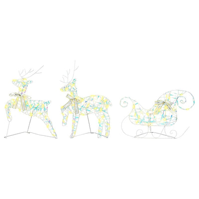 Monivärinen led-joulupeurat Ilene 40 LED-valoilla (7 pcs pet)