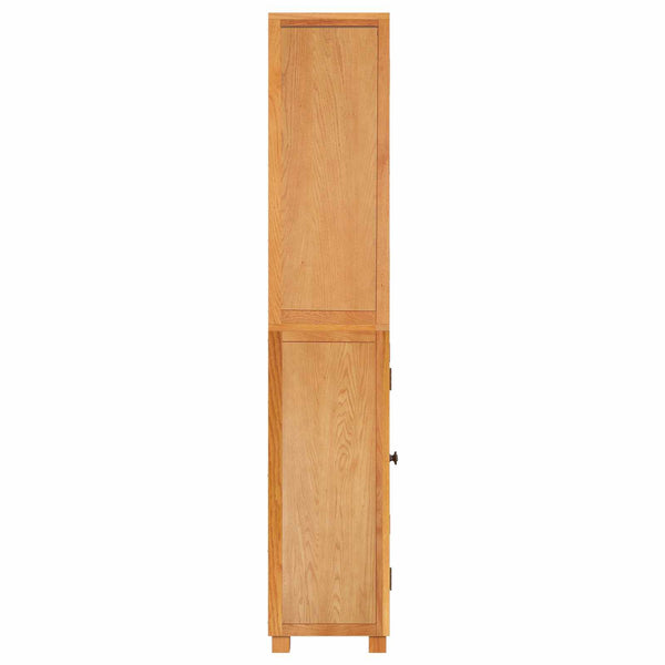 Varastokalustesarja ovella 2 kpl Luonnollinen 80 x 35 x 185 cm