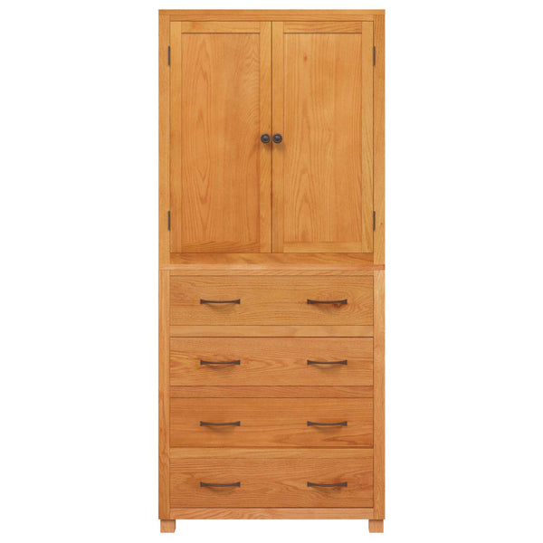 Varastokalustesarja ovella 2 kpl Luonnollinen 80 x 35 x 185 cm