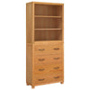 Varastokalustesarja 2 kpl Luonnollinen 80 x 35 x 185 cm