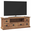 TV-teline laatikon kanssa Ruskea 110 x 30 x 40 cm Tiikkipuu