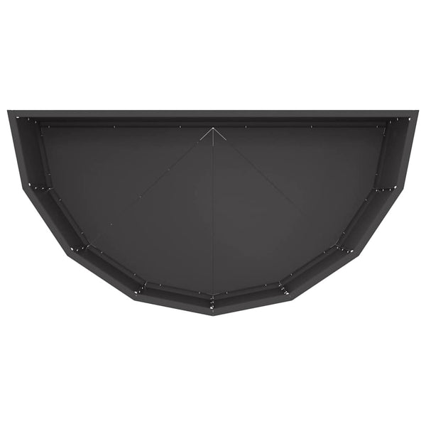Kukkalaatikko Musta 90 x 45 x 35 cm Teräs