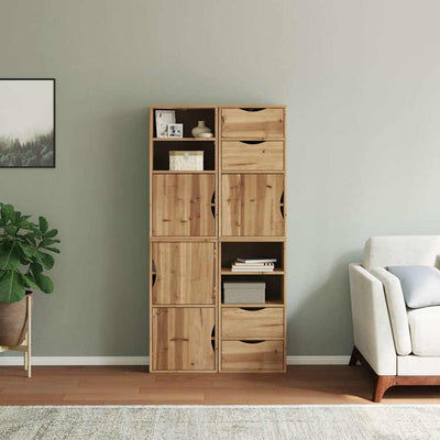 Sivukaapit 4 kpl ODDA, 40x24x79 cm massiivipuu mänty