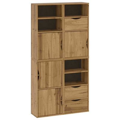 Sivukaapit 4 kpl ODDA, 40x24x79 cm massiivipuu mänty