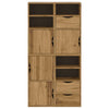 Sivukaapit 4 kpl ODDA, 40x24x79 cm massiivipuu mänty