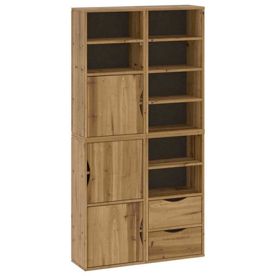 Sivukaapit 4 kpl ODDA, 40x24x79 cm massiivipuu mänty