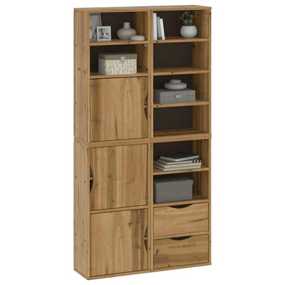 Sivukaapit 4 kpl ODDA, 40x24x79 cm massiivipuu mänty