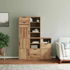 Sivukaapit 5 kpl ODDA, 40x24x79 cm massiivipuu mänty
