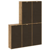 Sivukaapit 5 kpl ODDA, 40x24x79 cm massiivipuu mänty