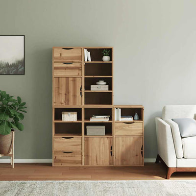 Sivukaapit 5 kpl ODDA, 40x24x79 cm massiivipuu mänty