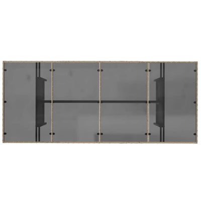 Beige piharuokailu setti Olof 190x80x75cm (9 pcs polyrottinki)