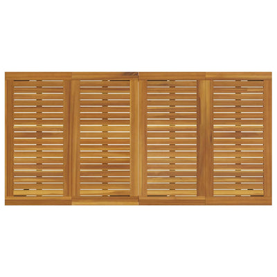 Musta ja puu piharuokailu setti Zenivia 180x90x75cm (7 pcs)