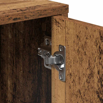 Korkea kaappi 2 pcs Vanha puu 60 x 31 x 70 cm Tekninen puu