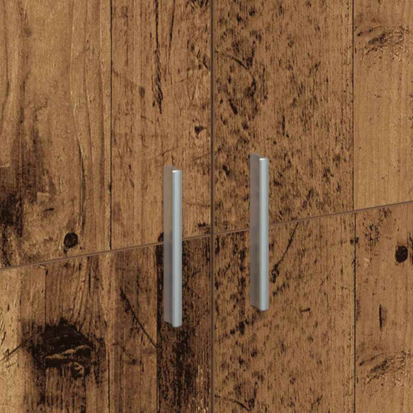 Highboard 80 x 35 x 180 cm Tekninen puu Vanha Puu