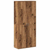 Highboard 80 x 35 x 180 cm Tekninen puu Vanha Puu